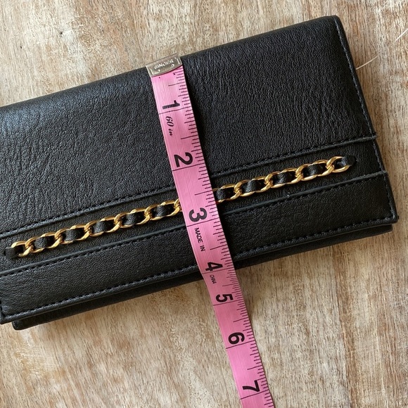 Jessica Simpson Black Wallet Vegan Leather no tags used a few times - Picture 9 of 12